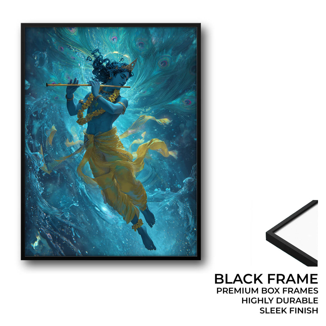 Krishn Painting – Flute Wall Art