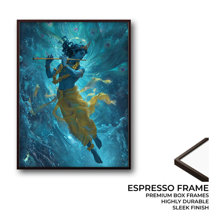 Krishn Painting – Flute Wall Art