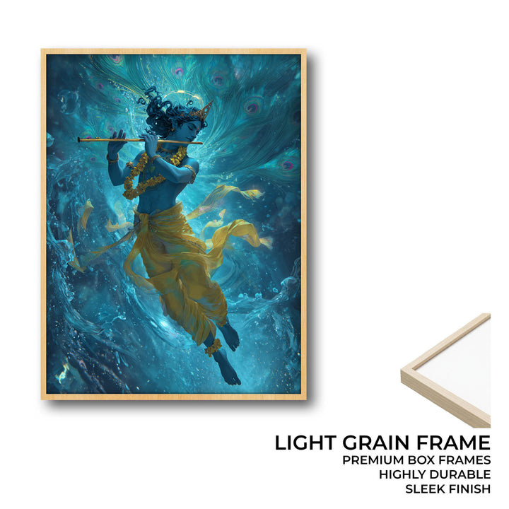 Krishn Painting – Flute Wall Art