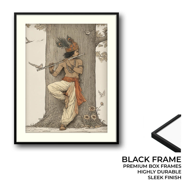 Krishna Flute Vastu Painting – Lord Krishna Wall Art