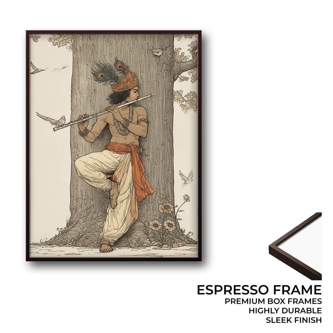 Krishna Flute Vastu Painting – Lord Krishna Wall Art