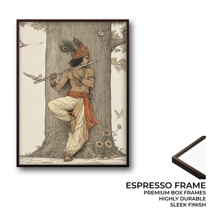 Krishna Flute Vastu Painting – Lord Krishna Wall Art