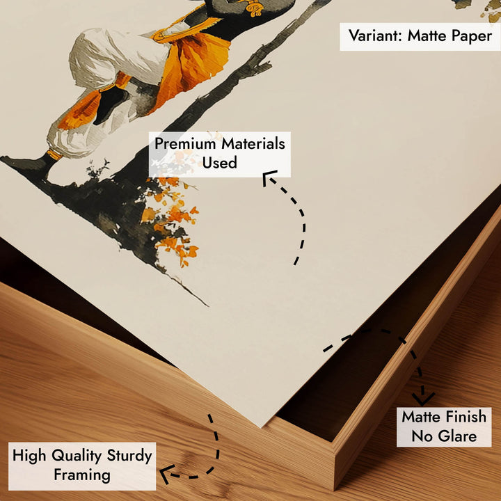 Krishna Under the Tree – Vastu Painting