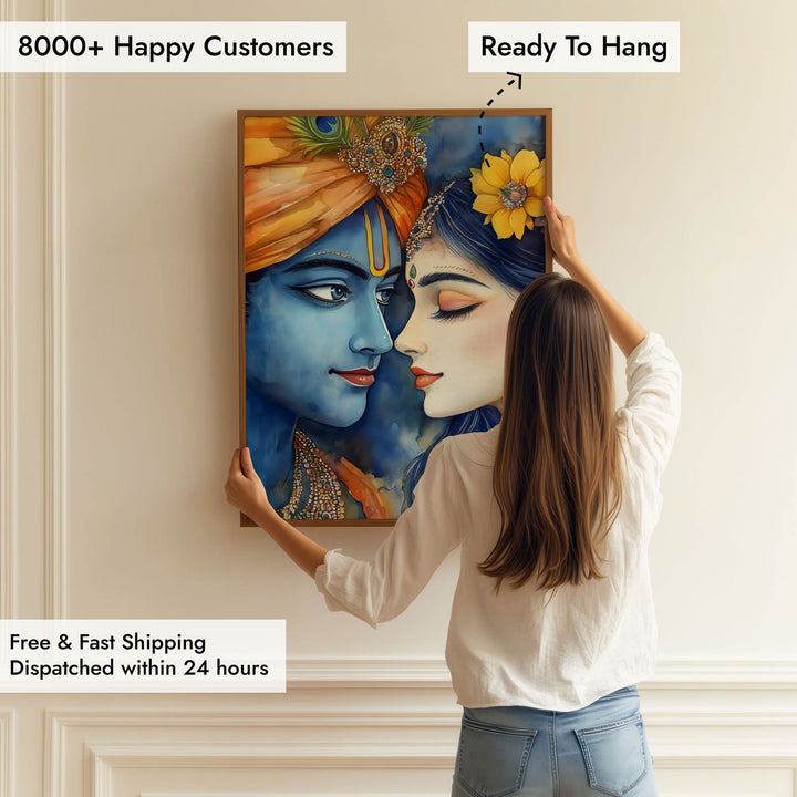 Krishna & Radha - Vastu Painting