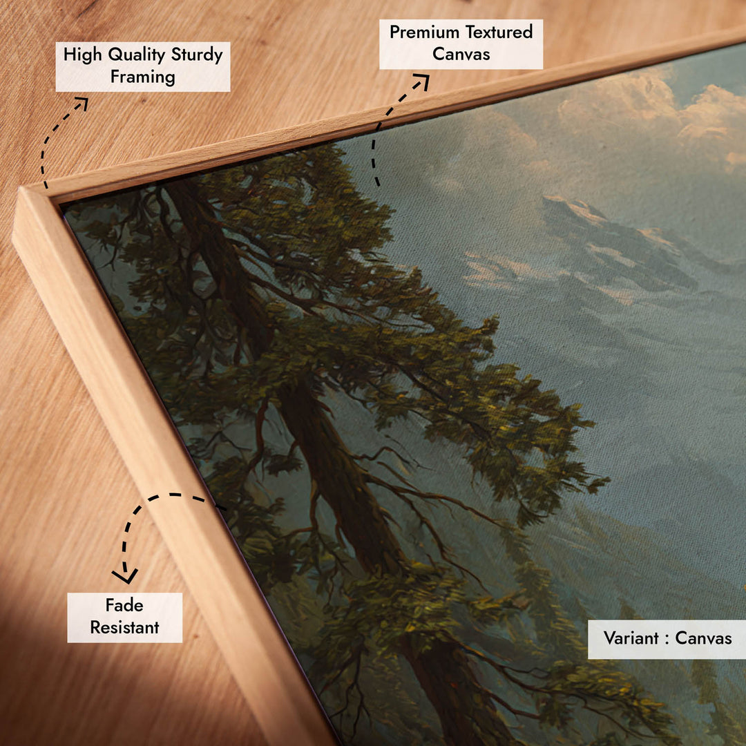 Krishna in the Valley Painting – Divine Flute