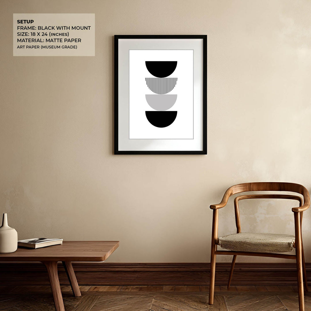 Kuro I Geometric Art