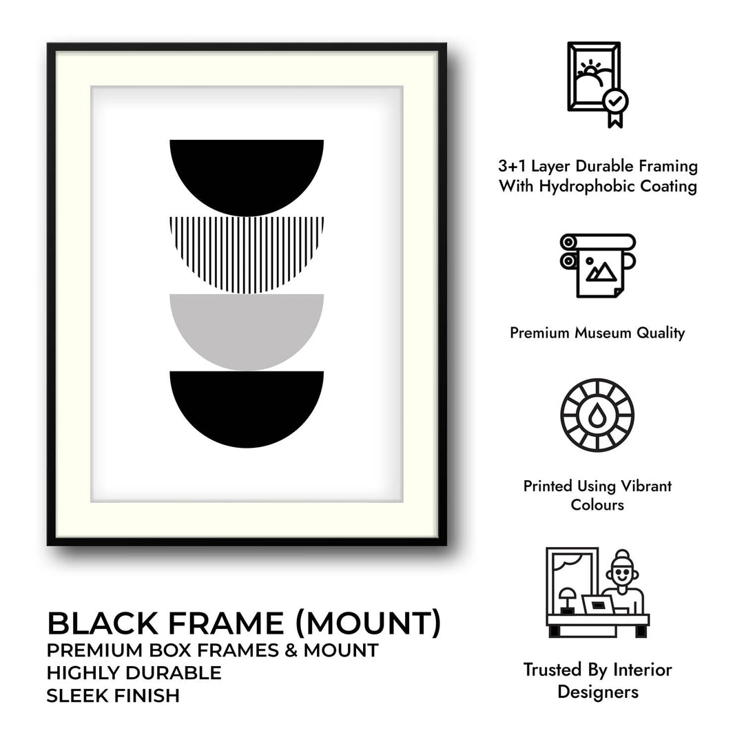 Kuro I Geometric Art