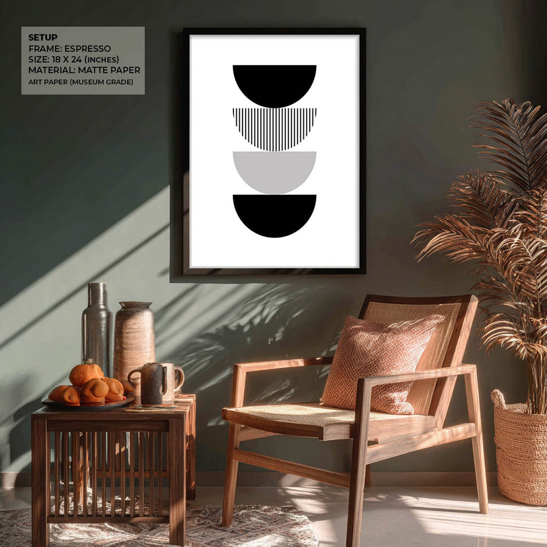 Kuro I Geometric Art