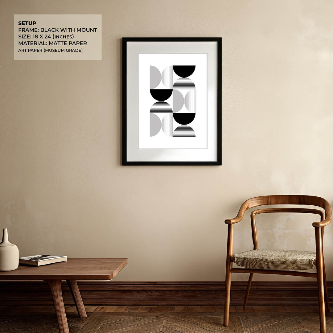 Kuro III Geometric Art