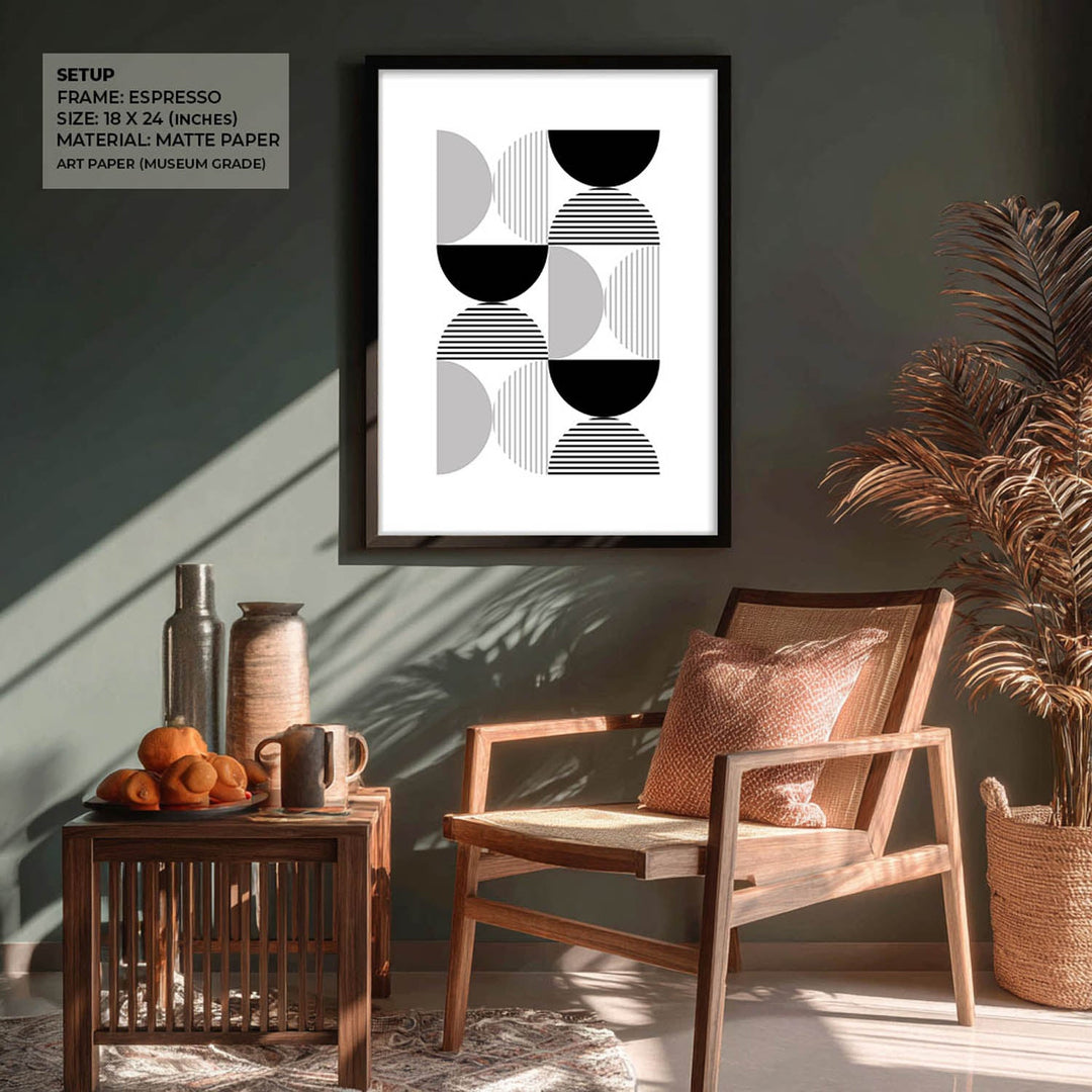 Kuro III Geometric Art