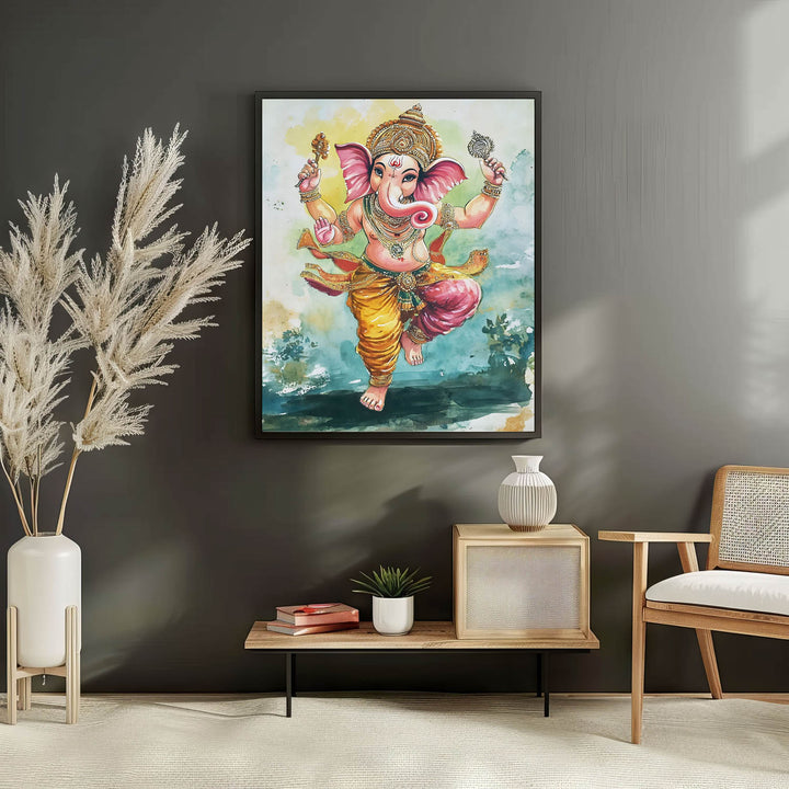 lord-ganesh-dancing-vastu-painting