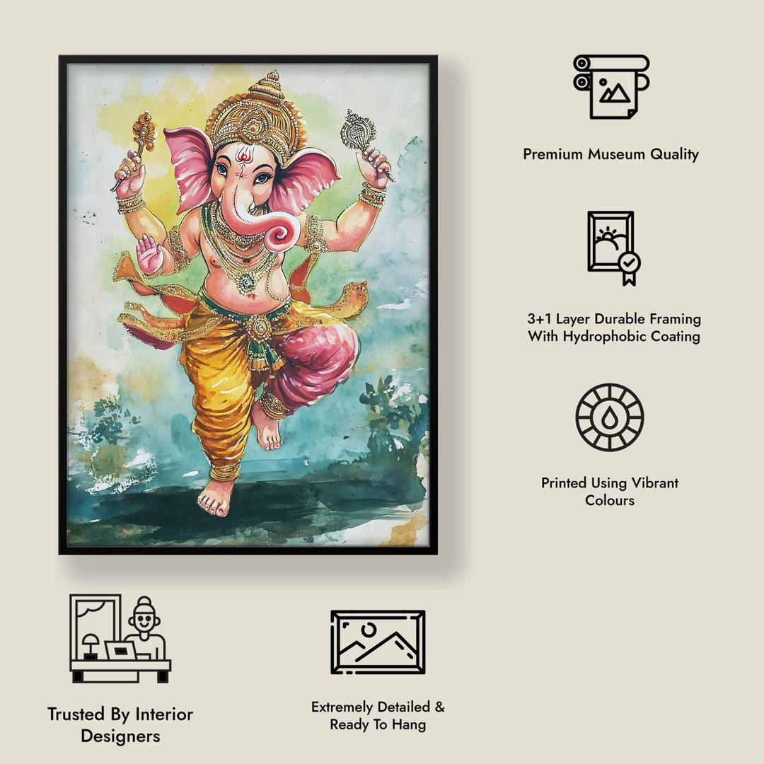 lord-ganesh-dancing-vastu-painting