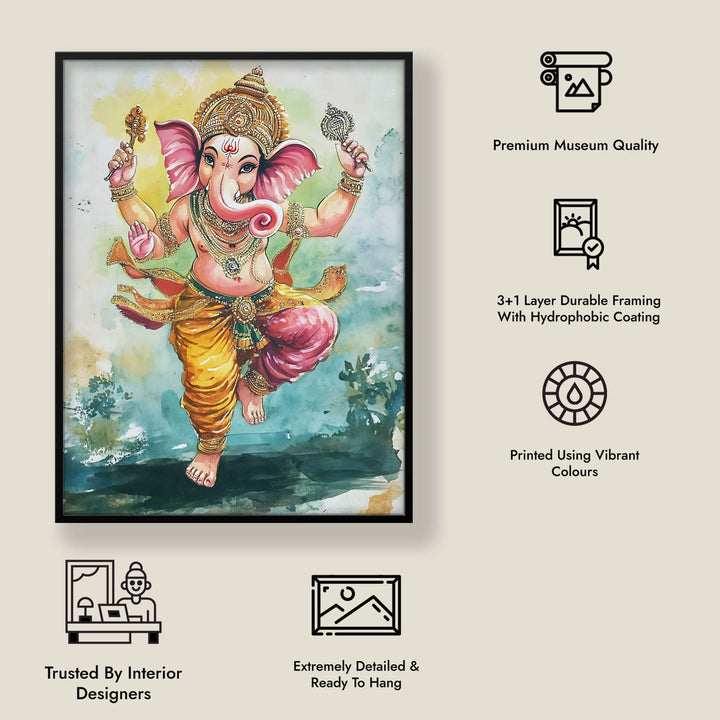 lord-ganesh-dancing-vastu-painting