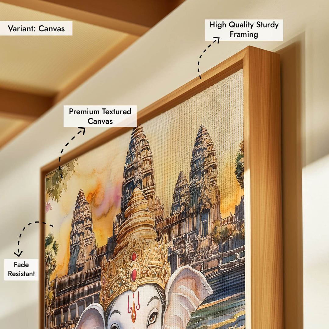 Lord Ganesha Blessing - Vastu Painting