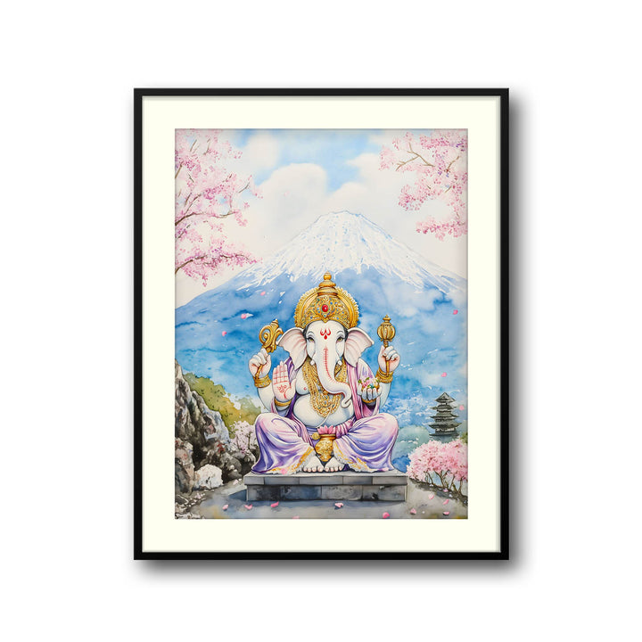 lord-ganesha-sitting-in-himalaya-vastu-painting