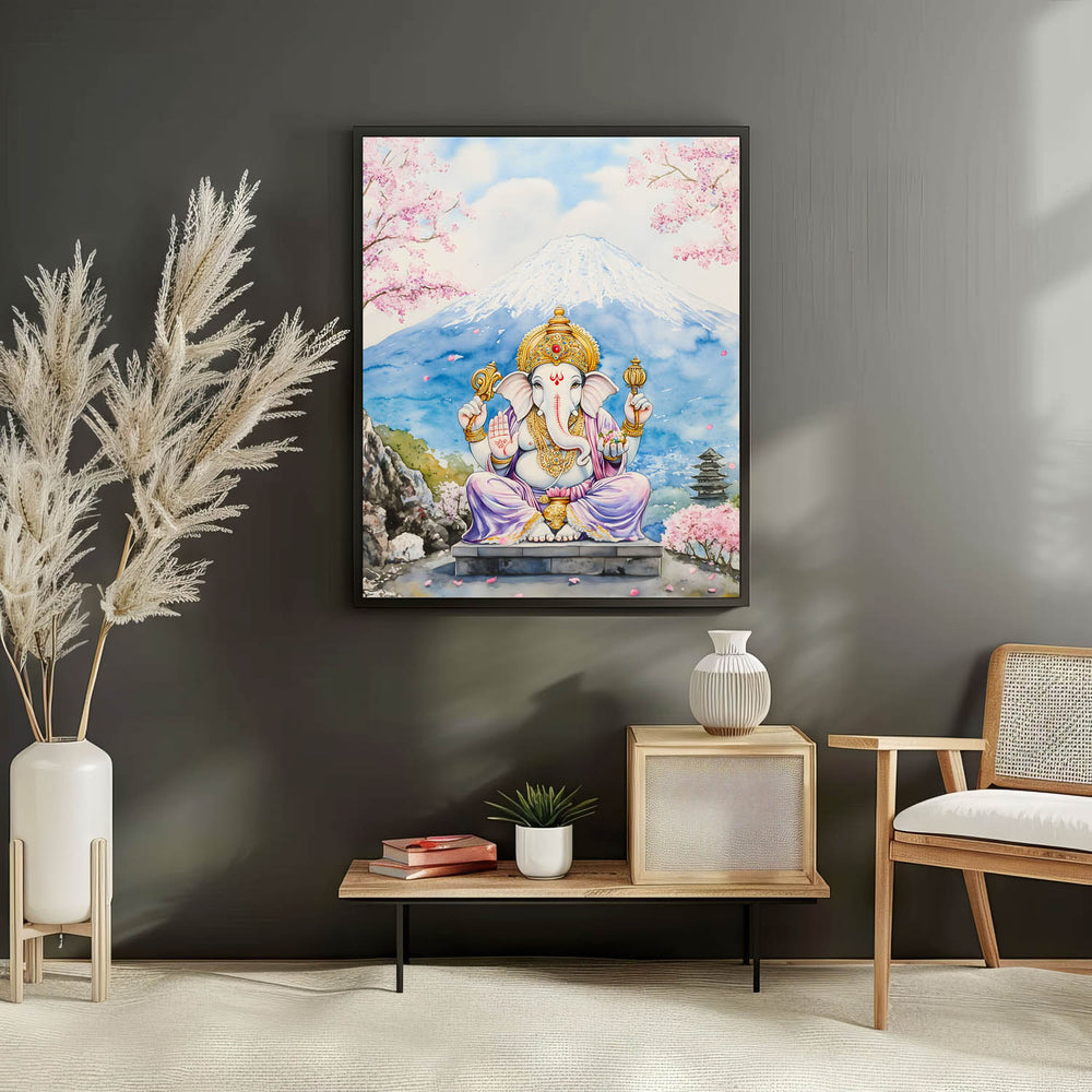 lord-ganesha-sitting-in-himalaya-vastu-painting