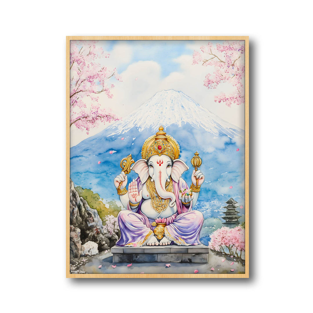 lord-ganesha-sitting-in-himalaya-vastu-painting