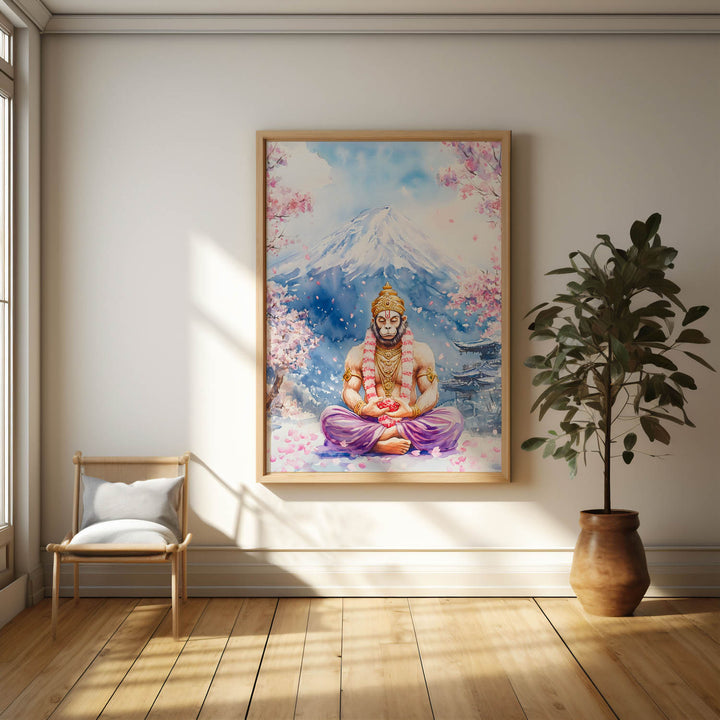 lord-hanuman-in-himalaya-vastu-painting