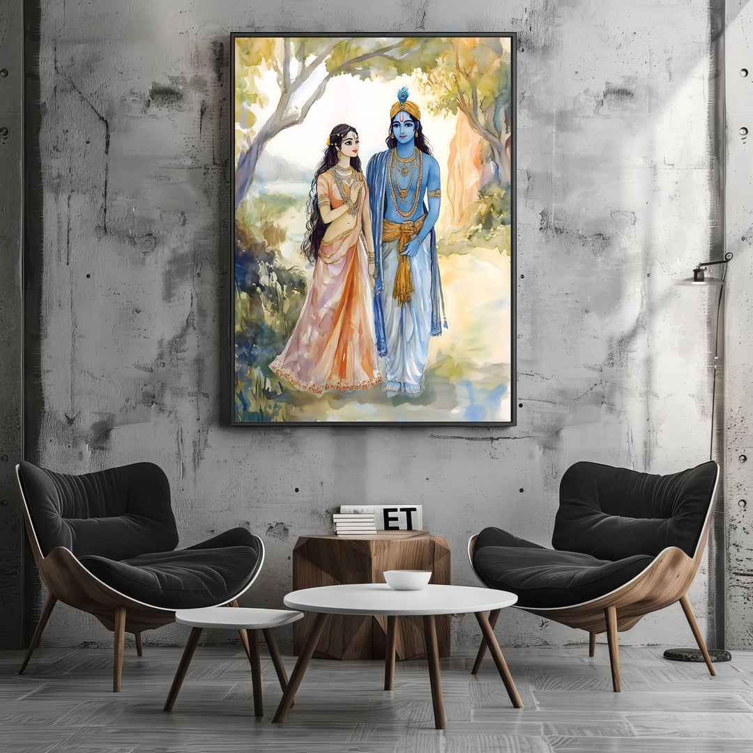 lord-krishn-goddess-radha-vastu-painting