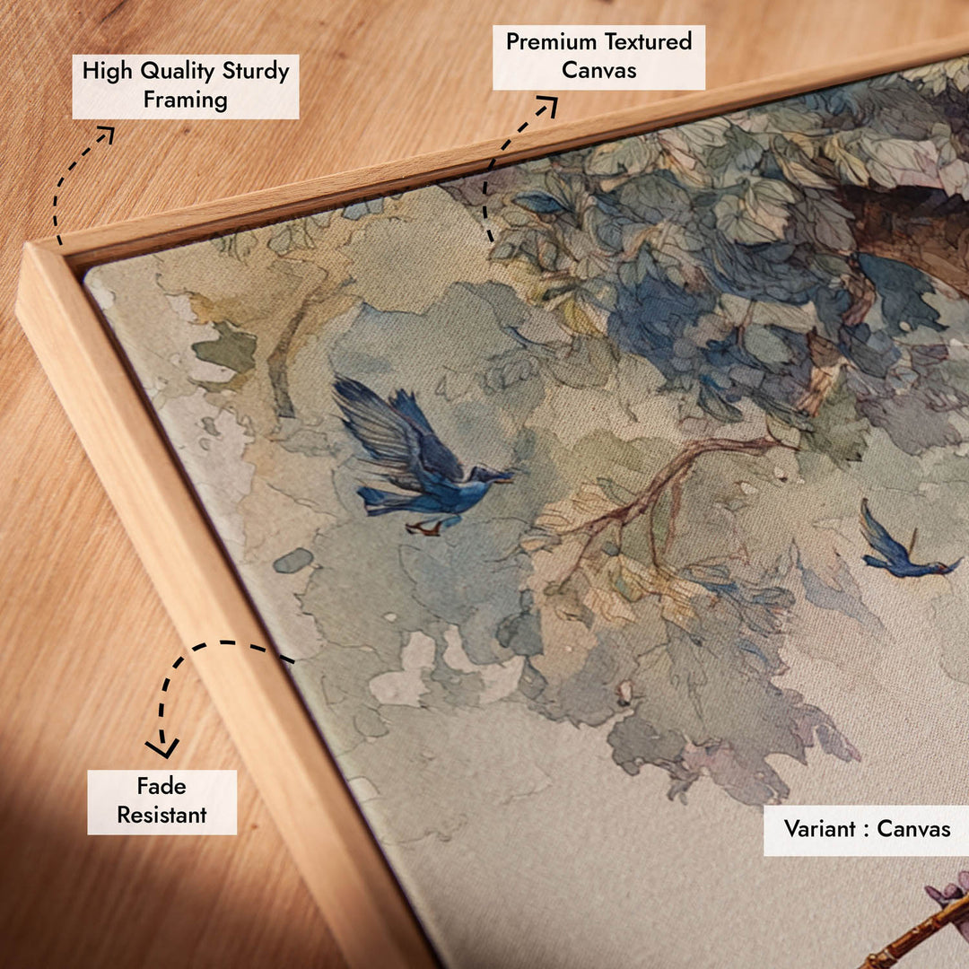 Lord Krishna Flute Painting – Vastu Wall Art