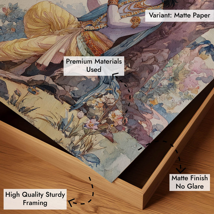 Lord Krishna Flute Painting – Vastu Wall Art