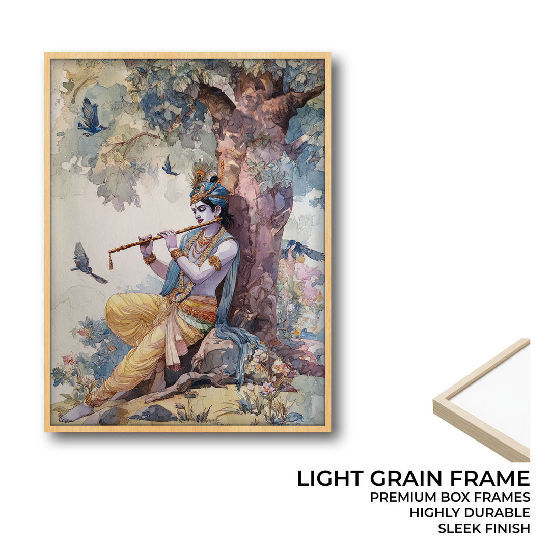 Lord Krishna Flute Painting – Vastu Wall Art