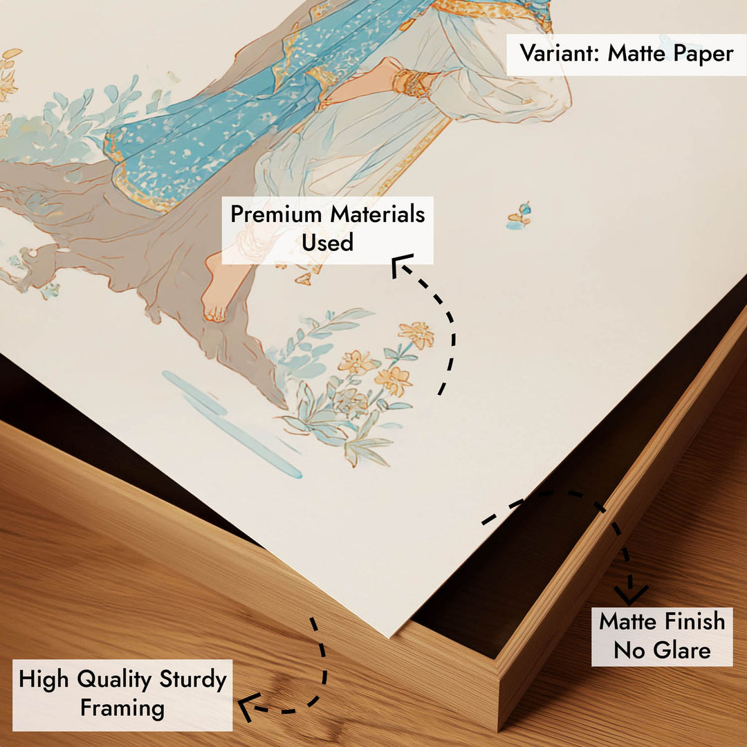 Lord Krishna Flute Wall Art – Vastu Painting for Home Decor