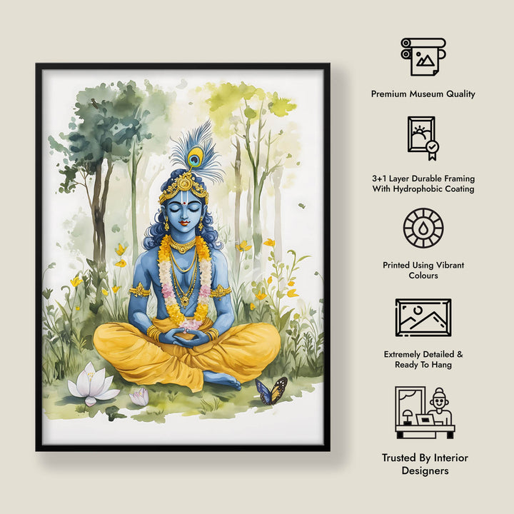 lord-krishna-meditating-vastu-painting