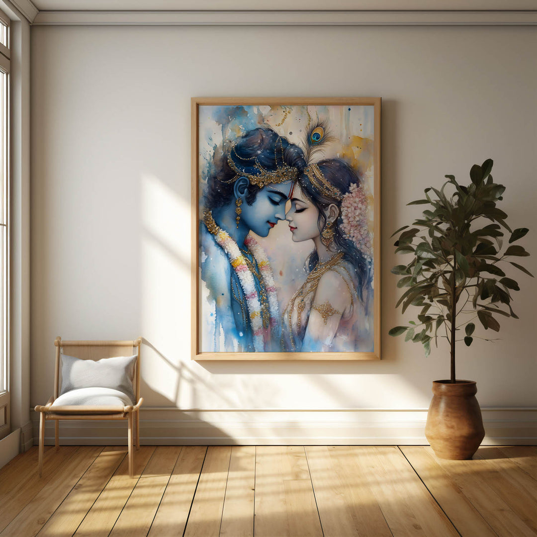lord-krishna-goddess-radha-vastu-painting