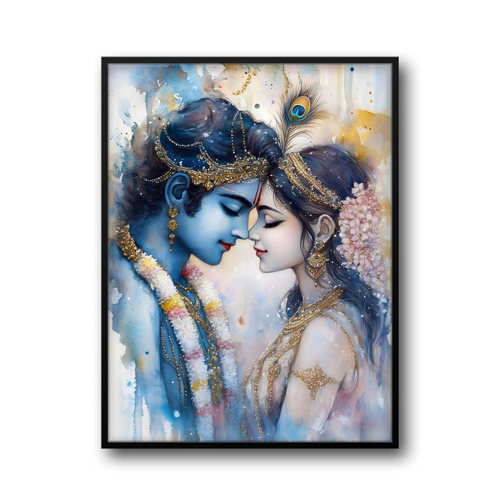 Lord Krishna & Goddess Radha - Vastu Painting