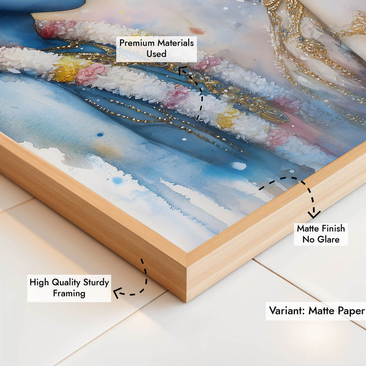 Lord Krishna & Goddess Radha - Vastu Painting