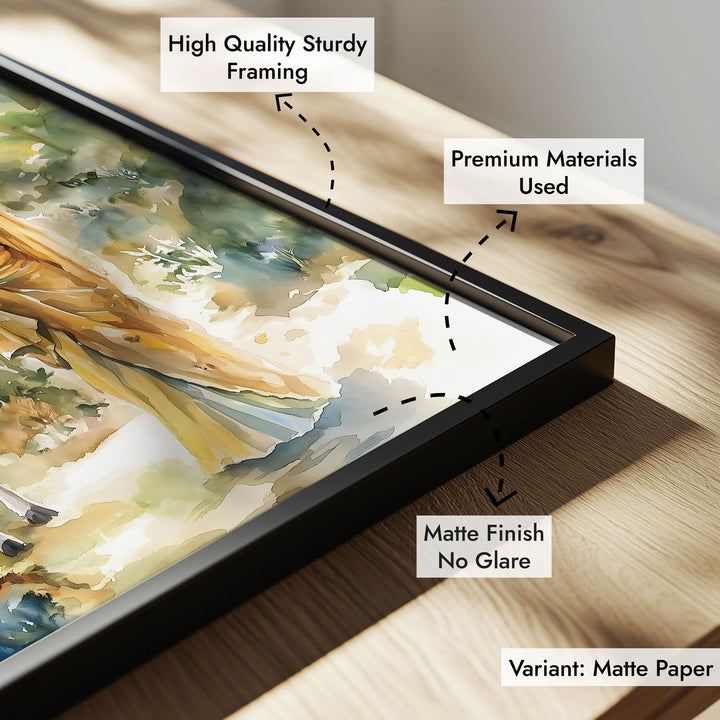 Lord Krishna with Cow - Vastu Painting