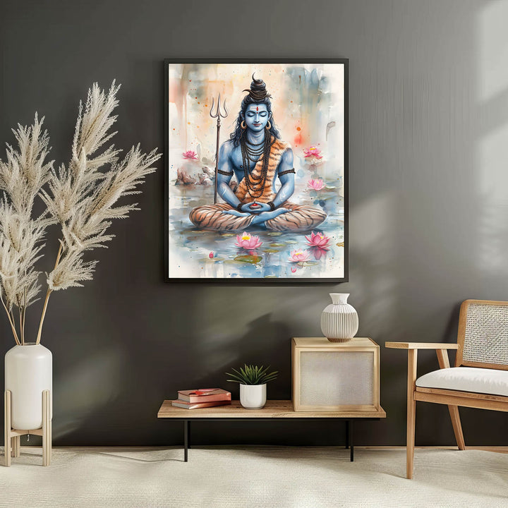 lord-shiv-meditating-vastu-painting