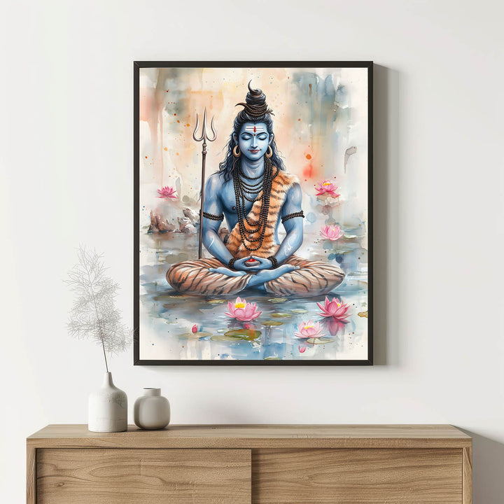 lord-shiv-meditating-vastu-painting