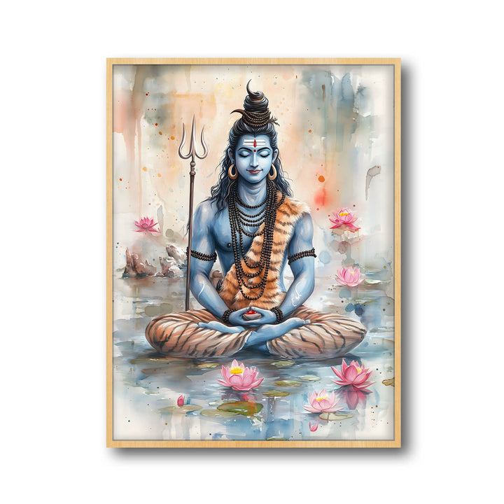 lord-shiv-meditating-vastu-painting