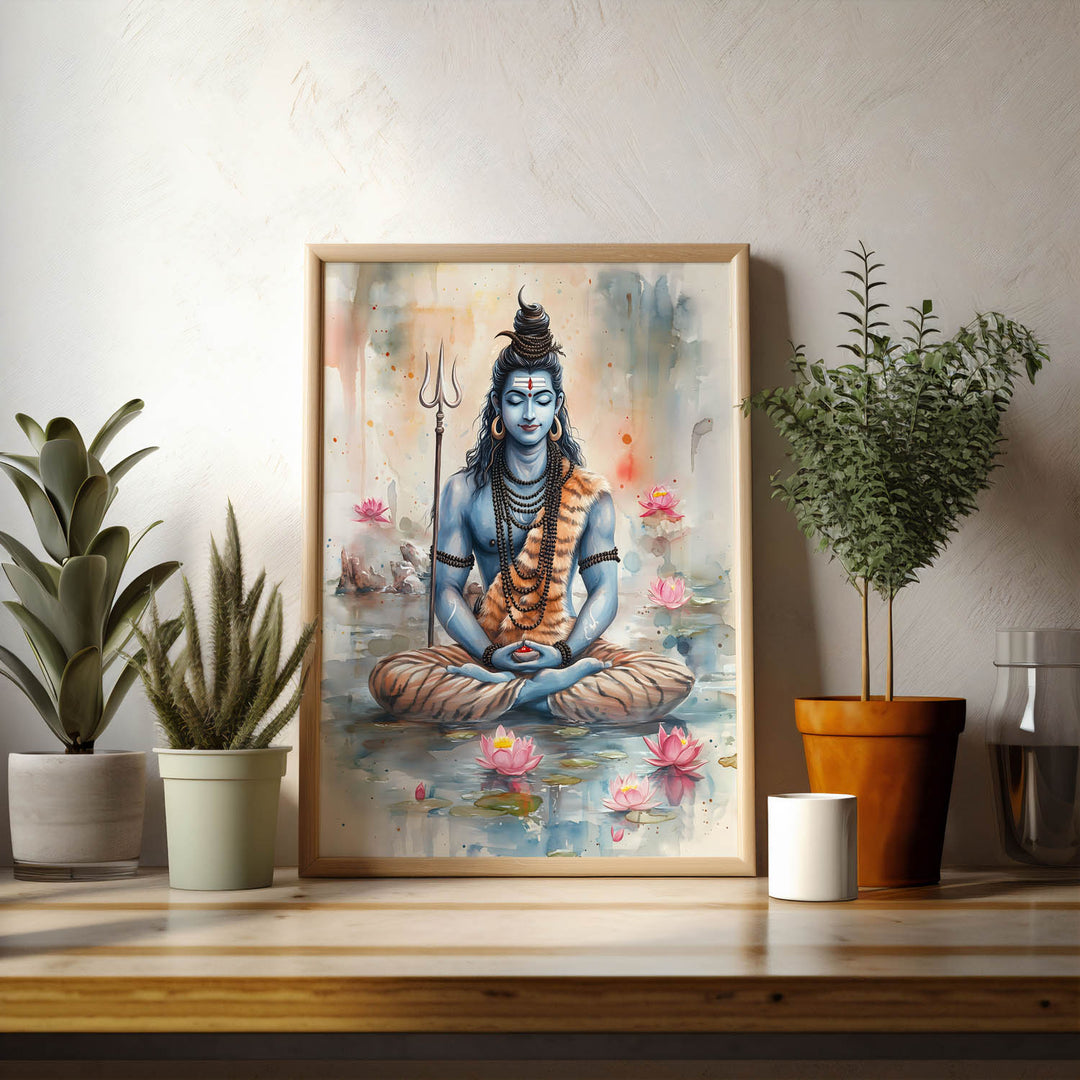 lord-shiv-meditating-vastu-painting