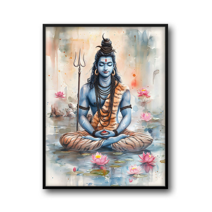 Lord Shiv Meditating  - Vastu Painting