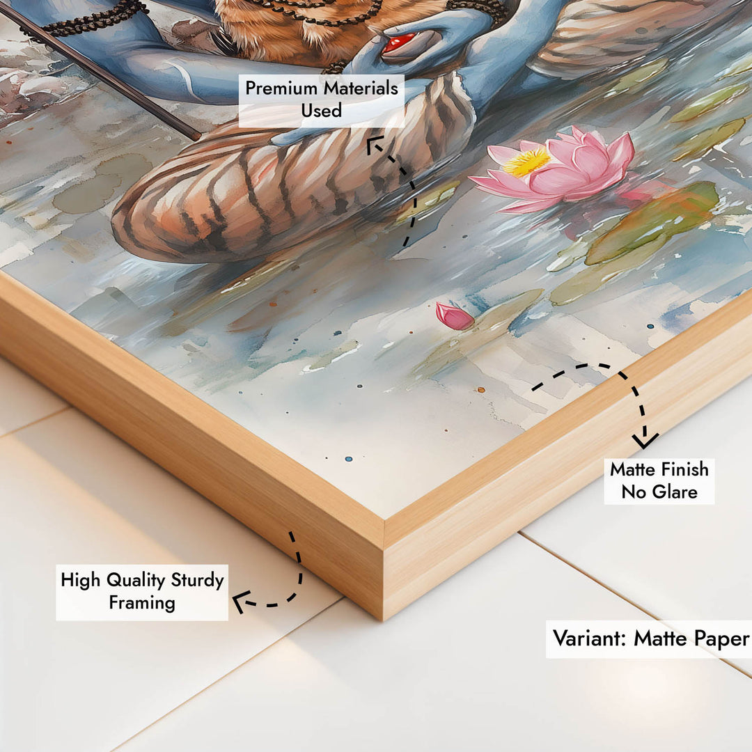 Lord Shiv Meditating  - Vastu Painting