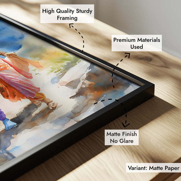 Lord Shiv & Goddess Parvati - Vastu Painting