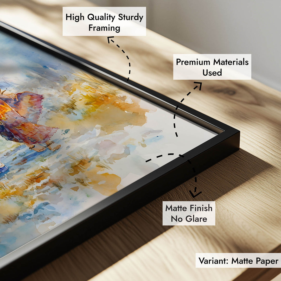 Lord Shiv & Goddess Parvati in Himalaya  - Vastu Painting