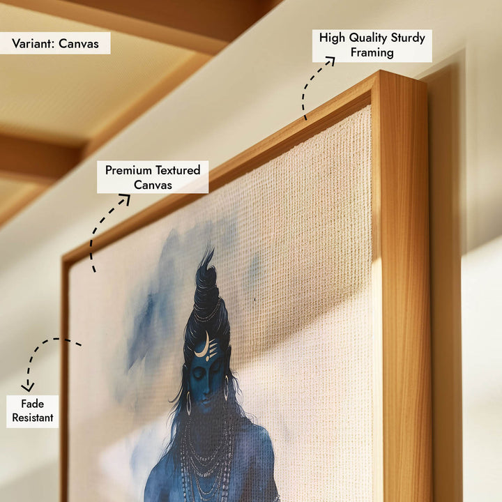 Lord Shiva Meditating - Vastu Painting