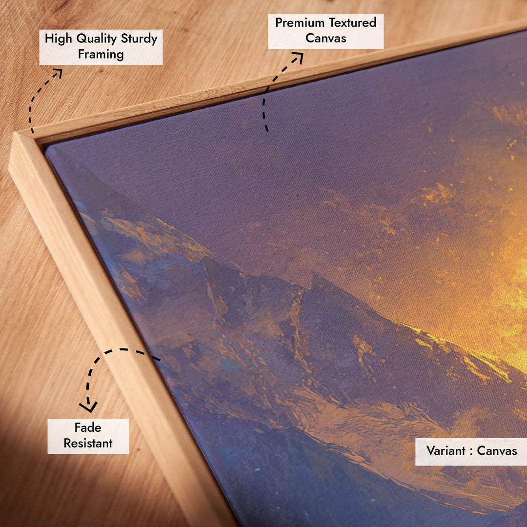 Lord Shiva Meditation Painting – Mahadev Himalayan Vastu Wall Art