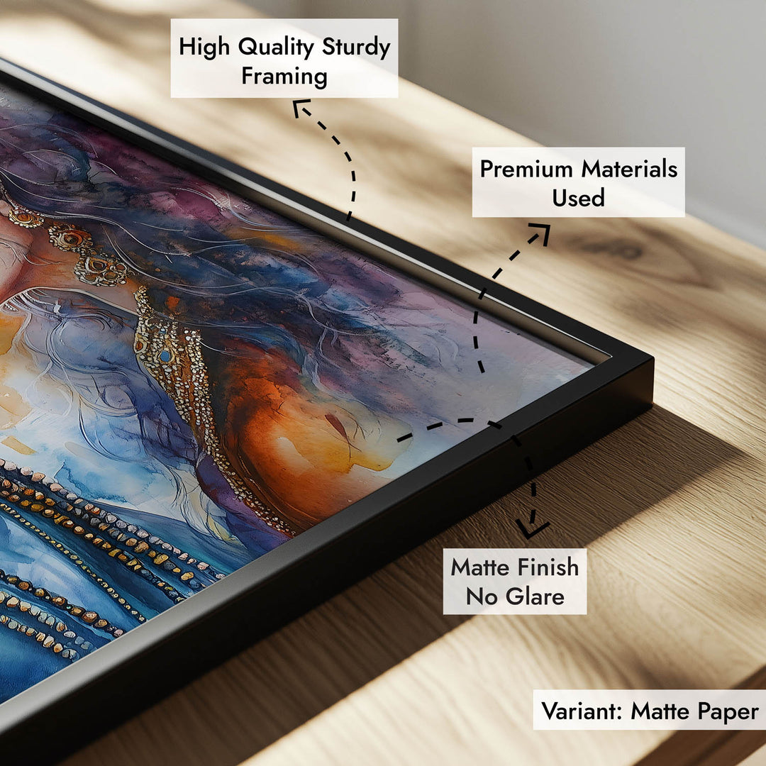 Lord Shiva and Goddess Parvati - Vastu Painting