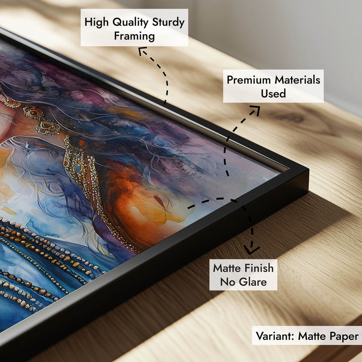 Lord Shiva and Goddess Parvati - Vastu Painting