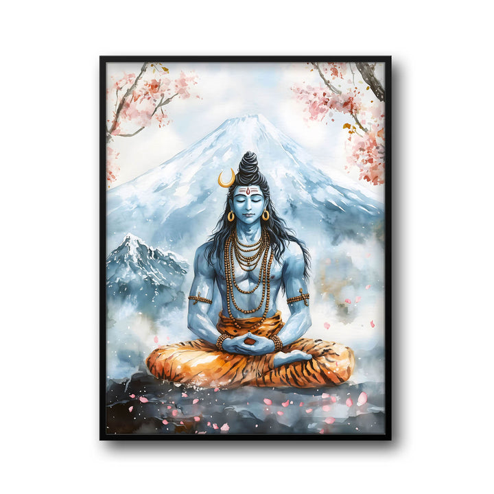 Lord Shiva in Dhyaan - Vastu Painting