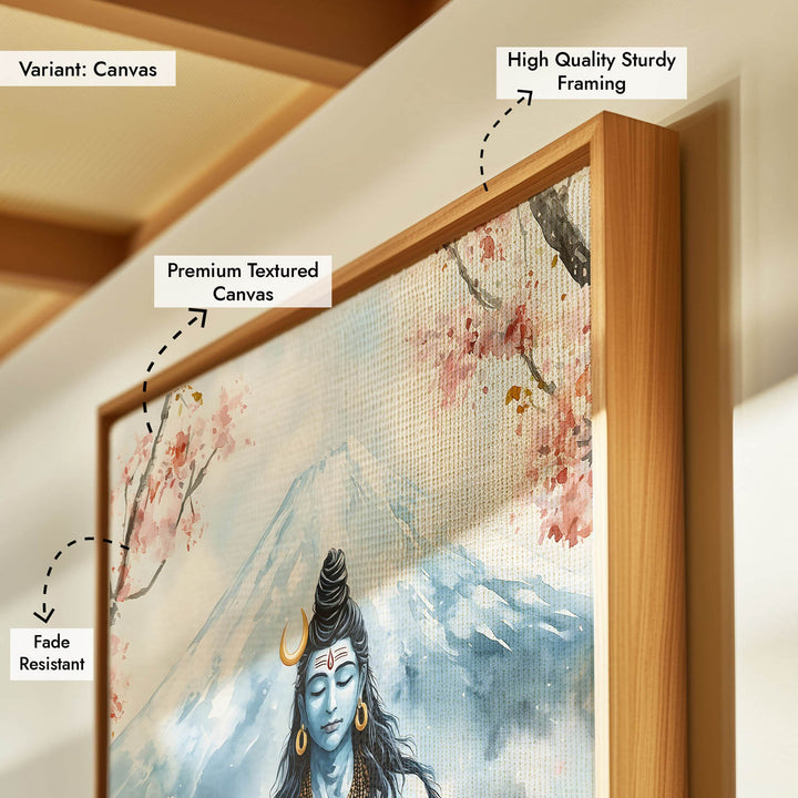 Lord Shiva in Dhyaan - Vastu Painting