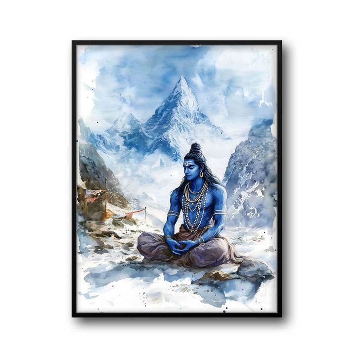 Lord Shiva in Himalaya - Vastu Painting