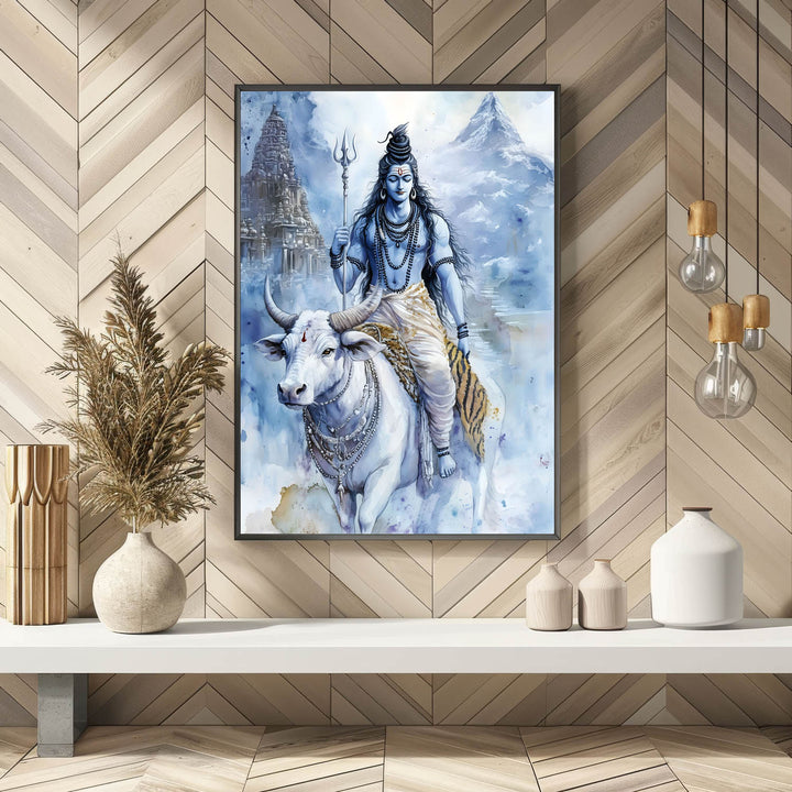 lord-shiv-on-nandi-vastu-painting