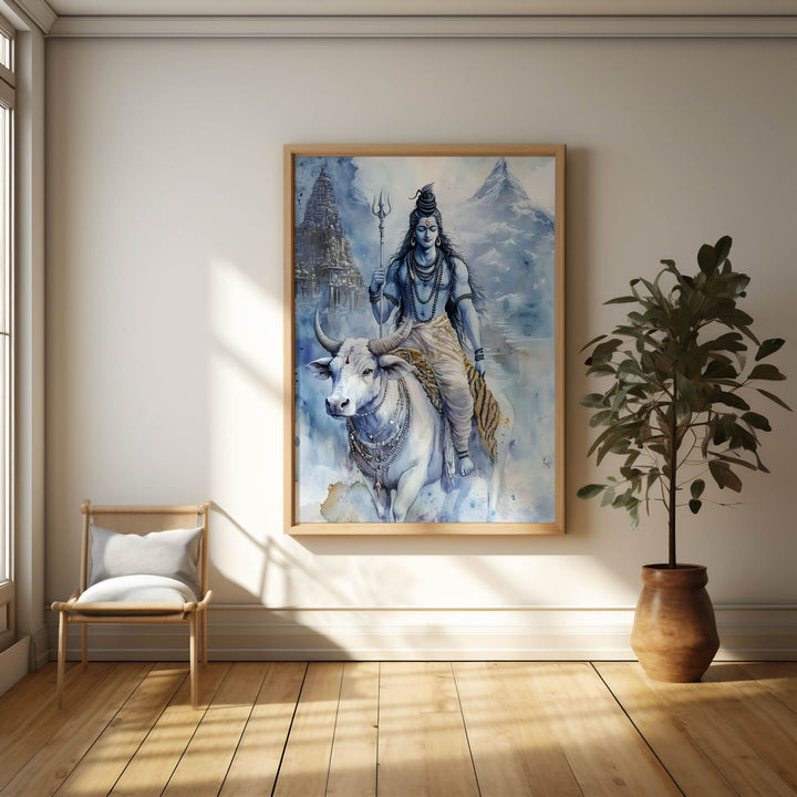 lord-shiv-on-nandi-vastu-painting