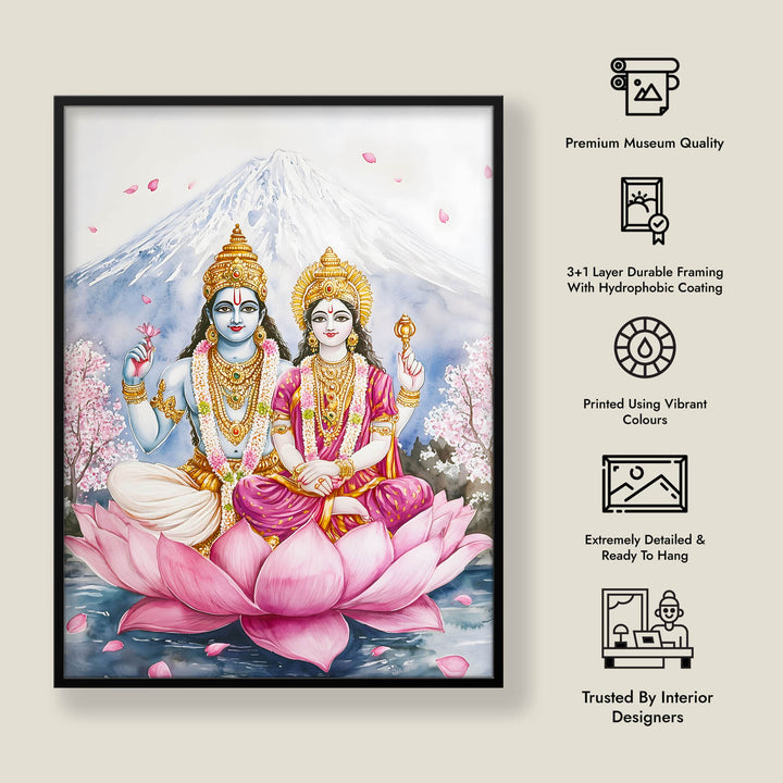 lord-vishnu-and-goddess-laxmi-vastu-painting